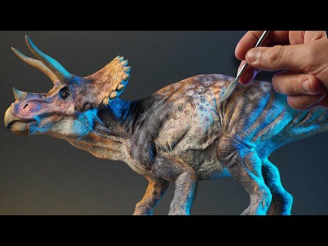 Sculpting TRICERATOPS | Jurassic Park [ Timelapse ]