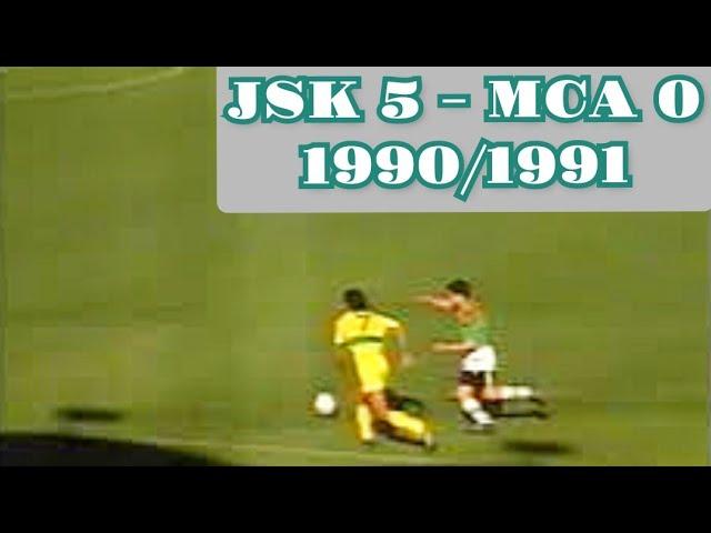 JS Kabylie 5 - MC Alger 0 (saison 1990/1991)