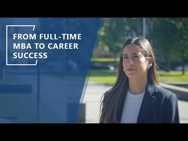 From Full-Time MBA to Career Success | Frankfurt School