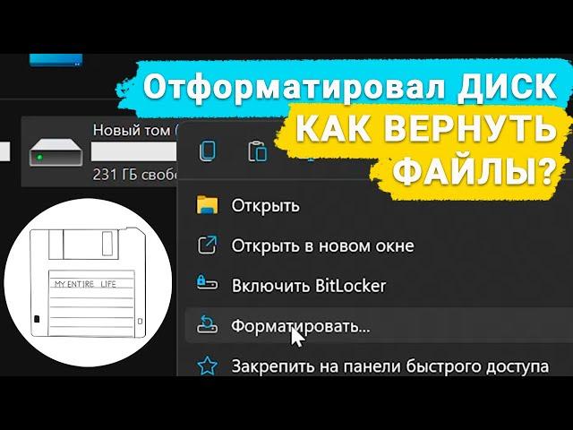  Как восстановить данные после форматирования жесткого диска, флешки или карты памяти