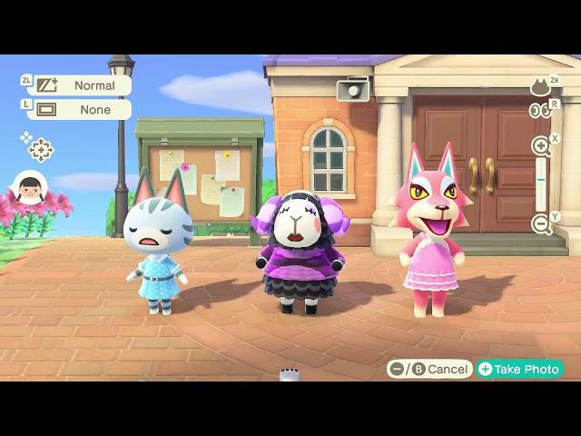 Animal Crossing New Horizons - Lolly, Muffy & Freya part 3 K.K. Rock