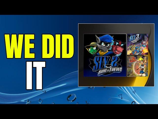 Sly Cooper 2 & 3 Are Coming To PS4 & PS5! | WE DID IT