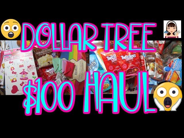 DID I REALLY SPEND $100 AT DOLLAR TREE?!?!?!? 