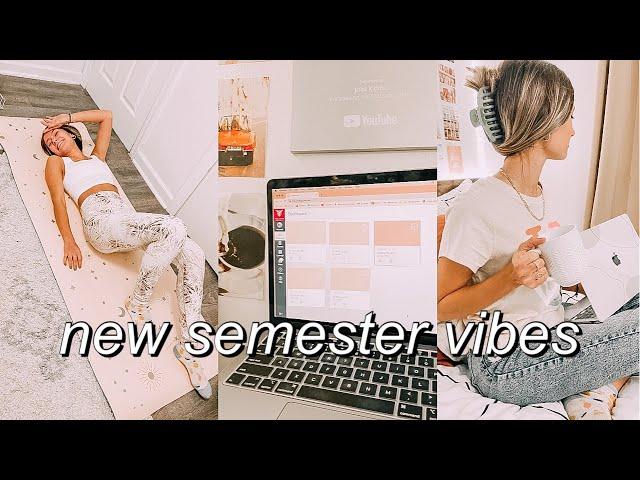 how i prepare for a new semester + how to customize your canvas!!