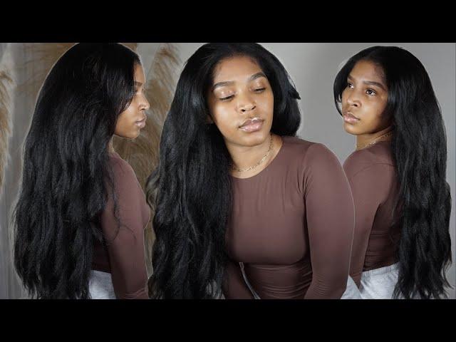 A FULL NATURAL LOOKING INSTALL YOU NEED + KINKY STRAIGHT VPART | ALIPEARL HAIR