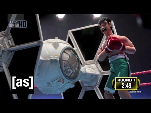 Star Wars TIE Fighter vs. Thai Fighter | Robot Chicken | Adult Swim