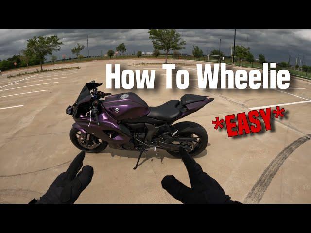 How To Wheelie ANY Motorcycle | Yamaha R7 Wheelie Tutorial