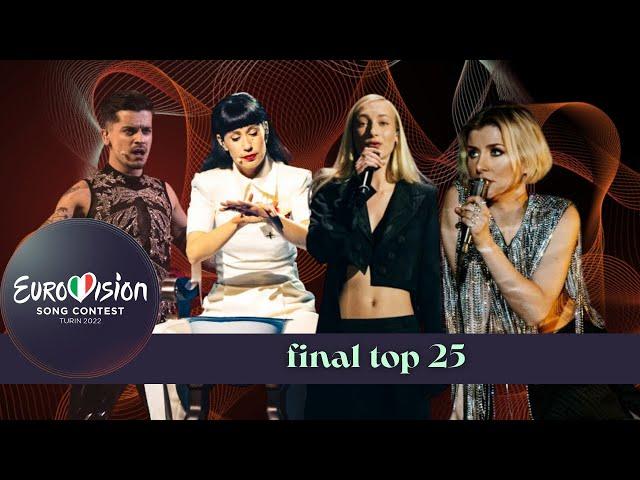 TOP 25 | EUROVISION SONG CONTEST 2022 - GRAND FINAL | ESC 2022