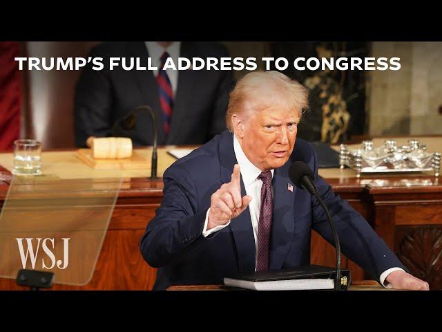 Full Speech: Trump’s Address to Congress 2025 | WSJ