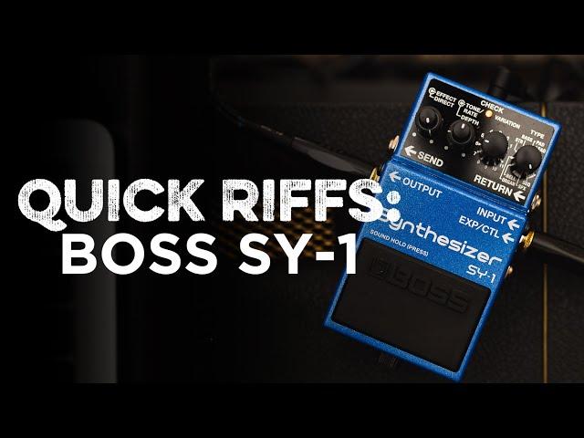 Boss SY-1 Synthesizer Pedal | CME Quick Riffs | Nathaniel Murphy