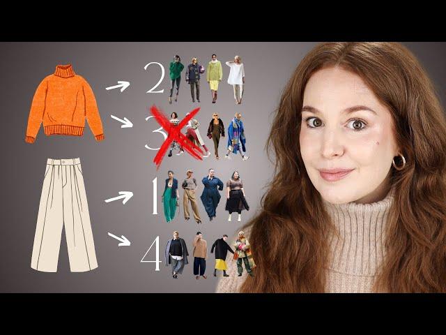 How to use PROPORTIONS to optimize your wardrobe and create beautiful outfits!