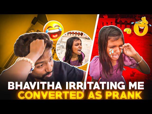 Bhavitha cried| Irritating gone wrong | Mr Sudeep #vlog #prankvlog #irritating