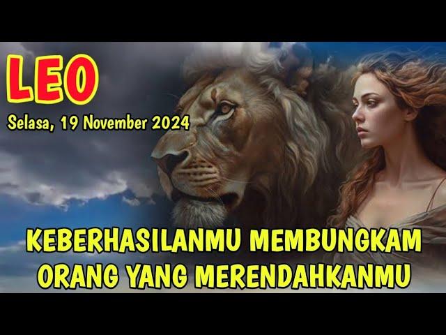 Leo  Hidupmu dipenuhi badai rejeki hari ini November 2024 - ramalan zodiak