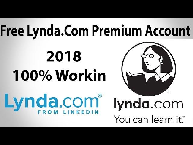 100% 2018 Free Lynda Premium Account for Lifetime | Jahan Numma