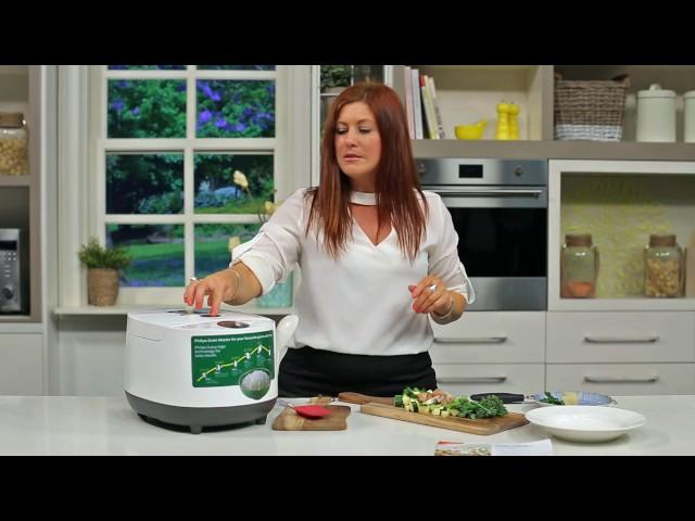 Philips Grain Master - How to make Seasonal Vegetable and Brown Rice Risotto with Rice Cooker