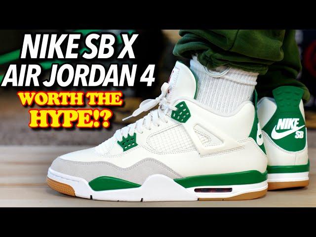 Nike SB Air Jordan 4 Pine Green ON FEET REVIEW! WATCH BEFORE YOU BUY! The SNEAKER Of The YEAR?