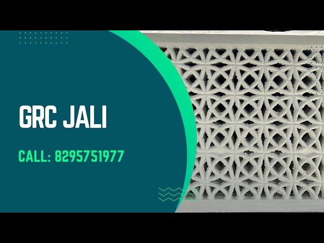 Full process of releasing GRC jali.