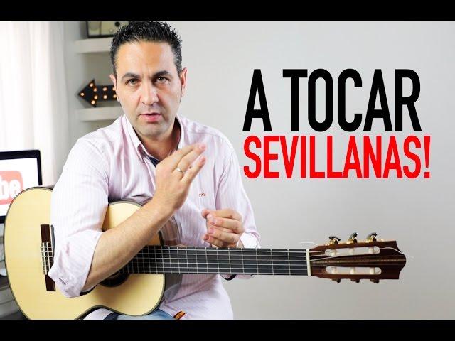 COMO TOCAR SEVILLANAS FÁCIL COMPLETAS Y RASGUEOS(Jerónimo de Carmen TUTORIAL)