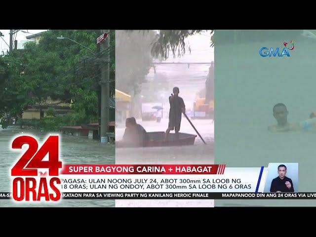 24 Oras: (Part 2) Nanumbalik na bangungot ng Bagyong Ondoy dahil sa pagbaha; natanggal na..., atbp.