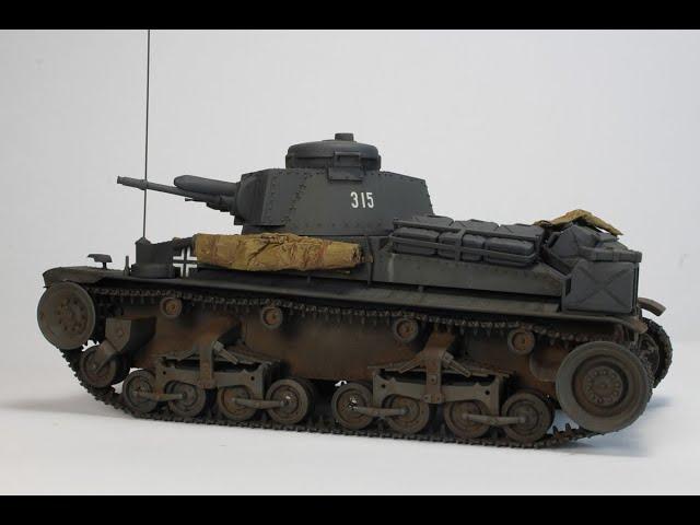 Academy / Airfix 1/35 Panzerkampfwagen 35 (T) step by step, model tank build. Part 2