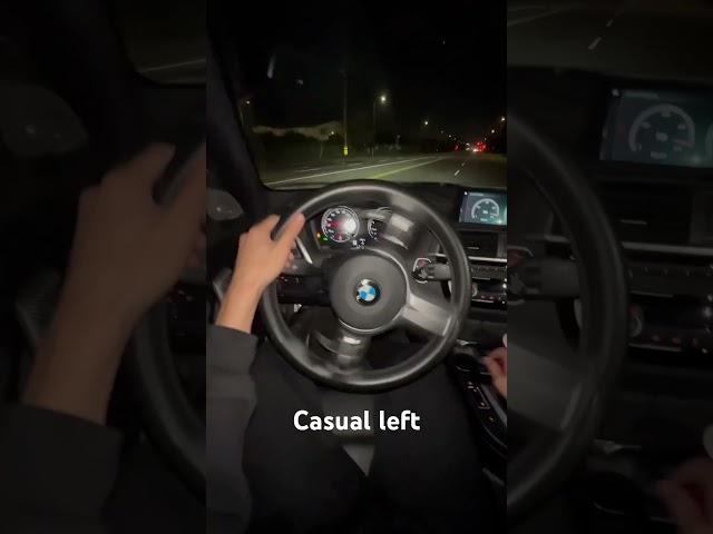 Night time drifting. Casual left turn #bmw #bmwm2 #bmwm #drift #drifting #fun #automobile