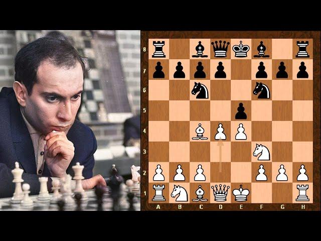 MIKHAIL TAL's MAGIC!  || Tal vs Miller - Italian Game: Open Variation