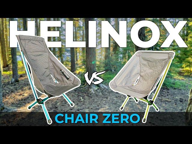 HELINOX Chair Zero vs High Back: Which ULTRALIGHT Backpacking Chair Do You Choose?