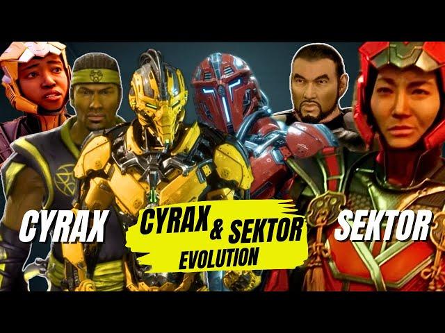 Cyrax and Sektor Evolution in Mortal Kombat