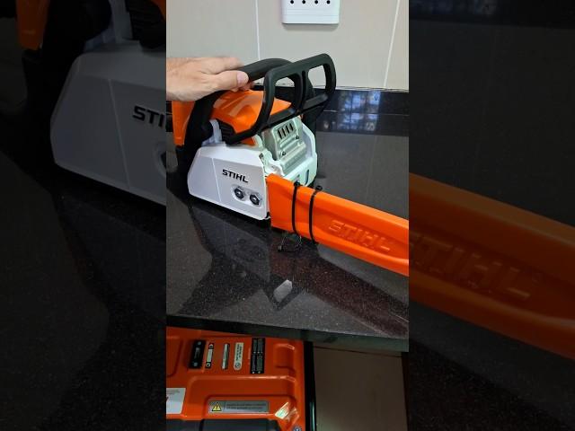 How to disengage and engage your Stihl chainsaw chain brake.  #michaelstoolbench #stihl #ms170