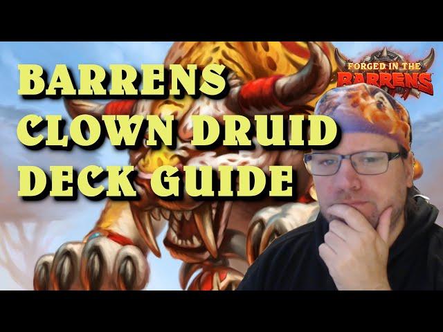 Clown Druid deck guide and gameplay (Hearthstone Forged in the Barrens)