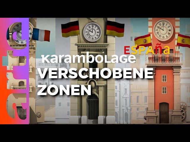 Wie zwei Weltkriege Europas Zeitzonen bis heute auf den Kopf stellen | Karambolage España | ARTE