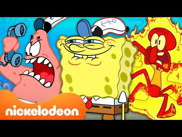 Губка Боб | 55 МИНУТ классики "Губка Боб"!  | Nickelodeon Cyrillic