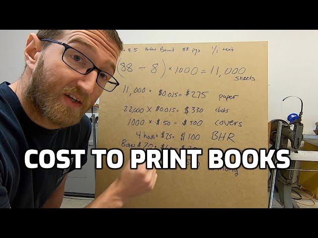 Estimating the Printing and Binding Cost for Soft Cover Perfect Bound Books