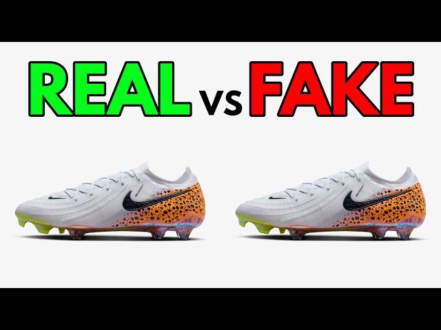 REAL VS FAKE! NIKE PHANTOM GX2 FOOTBALL BOOT COMPARISON! (CLEATS)