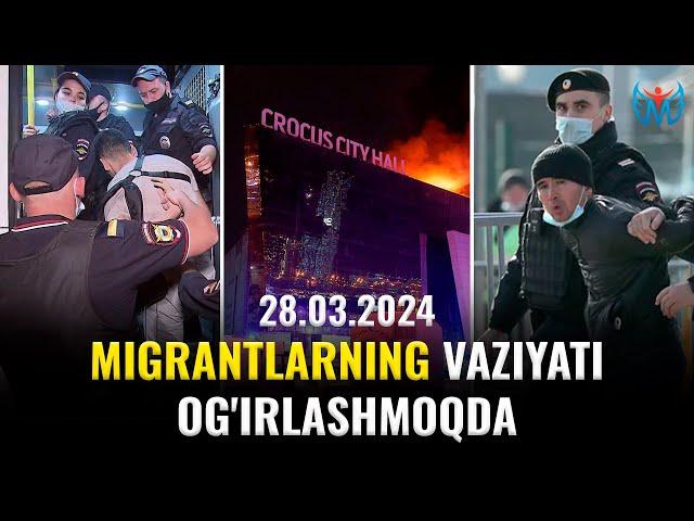 Teraktdan keyin: Rossiyadagi migrantlar qisuvga olinmoqda @migrantuzb