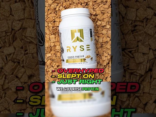 Ryse Protein OVERHYPED, SLEPT ON, or JUST RIGHT  #gymsupplements #gym #proteinpowder