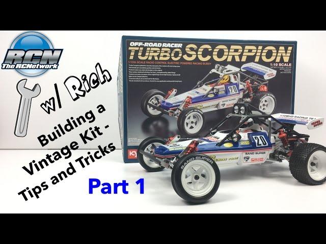 Building a Vintage RC - Wrenching w/ Rich - Kyosho Turbo Scorpion Part 1