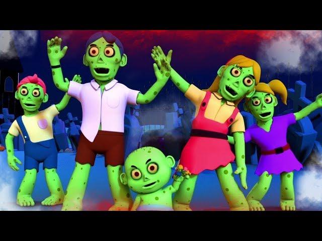 Zombie Finger Family | Nursery Rhymes And Baby Songs | Halloween Songs For Kids