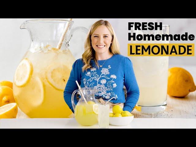 How to Make Fresh Squeezed Homemade Lemonade