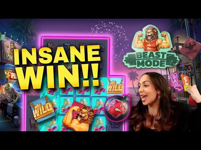 BEAST MODE SLOT BIG WIN  (INSANE BONUS)  