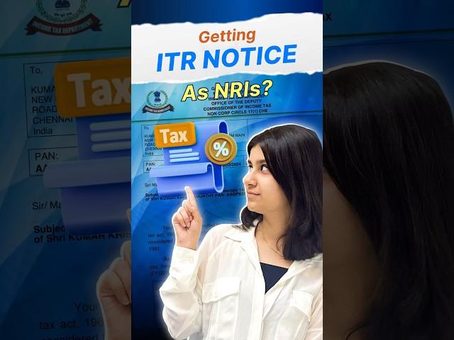 Getting ITR Notice as NRIs/OCIs??? #nri #nritax #itr #taxation