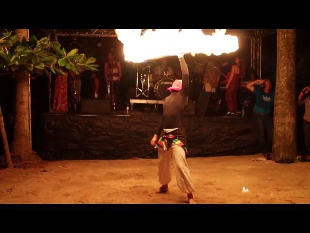 Pyrodanza Reggae Show at Awesomeness Festival, Costa Rica 2015