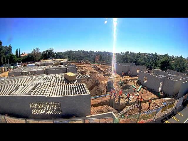 Aaron Milken Center Construction time lapse