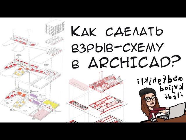 КАК СДЕЛАТЬ ВЗРЫВ-СХЕМУ В ARCHICAD ПРОСТО И БЫСТРО?