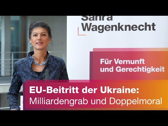 EU-Beitritt der Ukraine: Milliardengrab und Doppelmoral