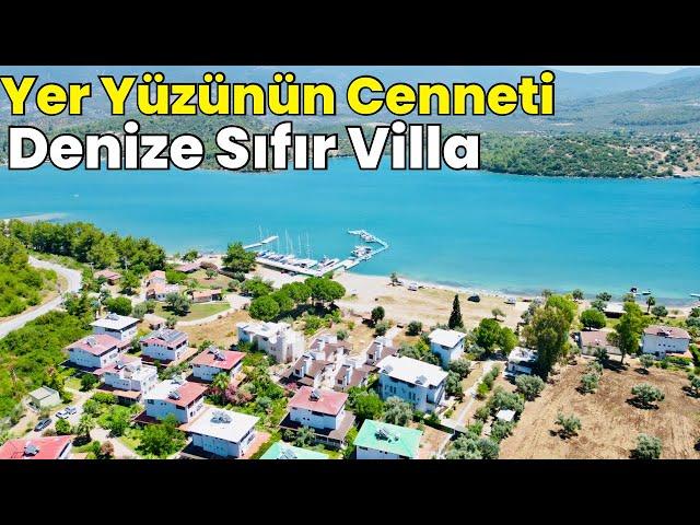 Bahçeniz Denize Açılsın Sahile Sıfır Muhteşem Villa Doğanın Kalbinde E-709