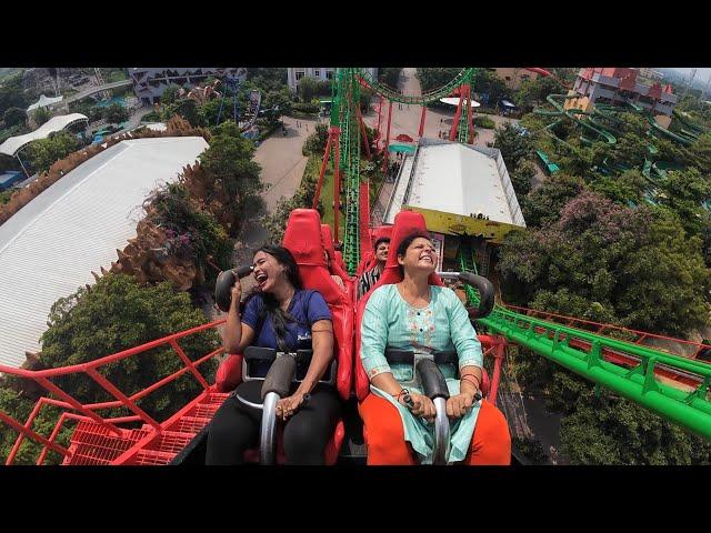 ROLLER COASTER RIDE IN WONDERLA ! ద్నినమ్మ జీవితం ఇలాంటి RIDE నాజీవితంలో ఎక్కలే ! WONDERLA HYDERABAD