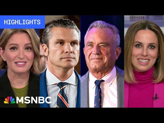 Trump Transition Coverage - Dec. 17 | MSNBC Highlights