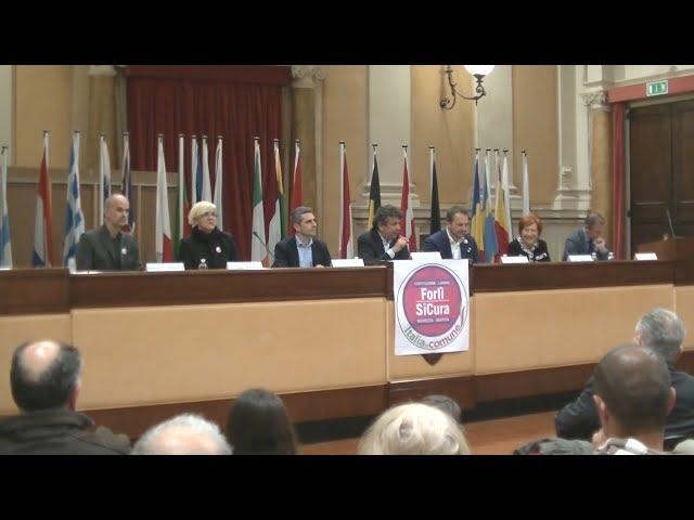 Forlì SiCura e Italia in Comune insieme, salone comunale Forlì