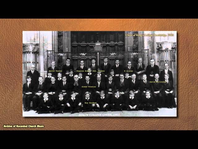 BBC Choral Evensong: King’s College Cambridge 1964 (David Willcocks)